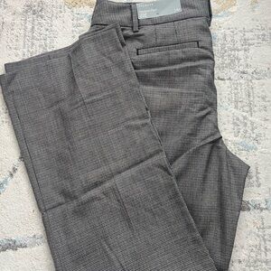Talbots “Newport Pant” Black and Brown Mini Houndstooth Dress Pants